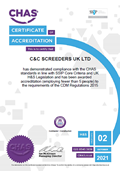 CHAS Certificate